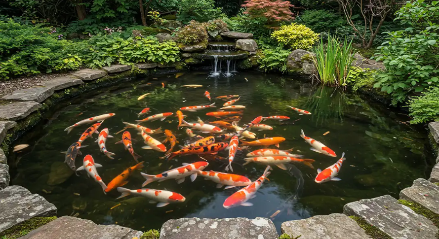 Create the Perfect Koi Pond Ambiance with a Waterfall Blade