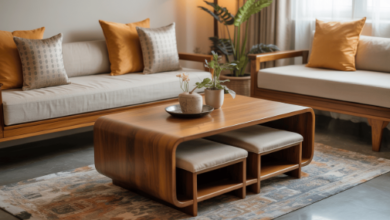 How Do Convertible Coffee Tables Improve Space Efficiency In Small Homes