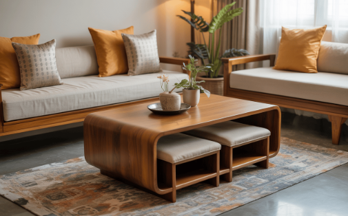 How Do Convertible Coffee Tables Improve Space Efficiency In Small Homes