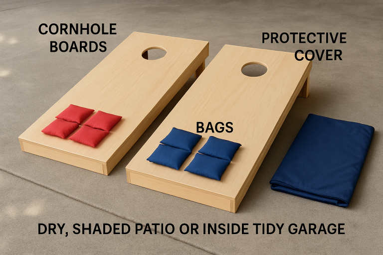 How to Maintain and Store Outdoor Cornhole Games